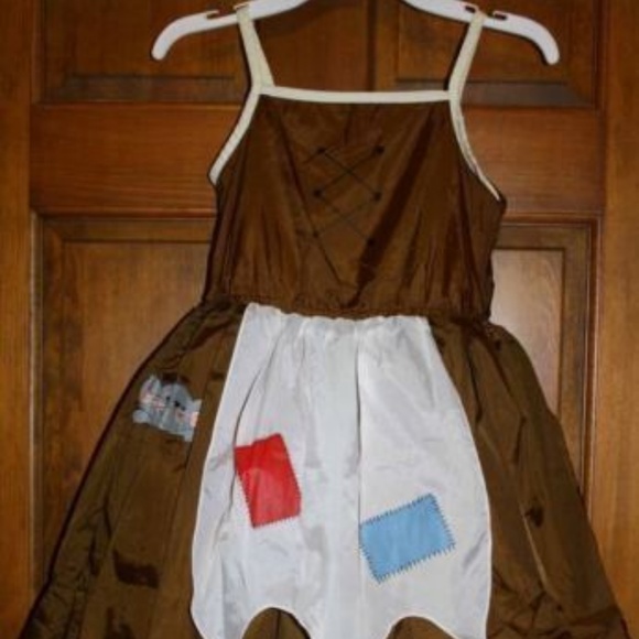 NEW DISNEY Cinderella REVERSIBLE Peasant DRESS 2/4 Girls Halloween Costume - Picture 2 of 4